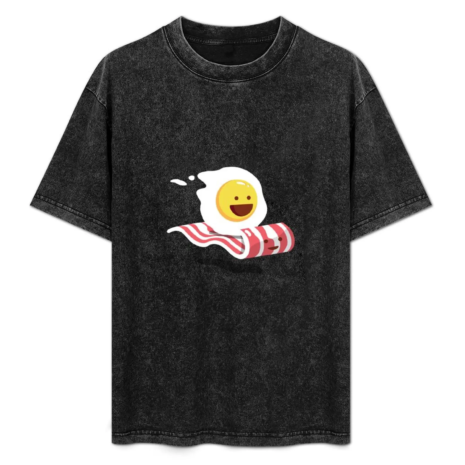 Футболка Magic Bacon Egg Ride уличная одежда принт животных для мальчиков кавайная