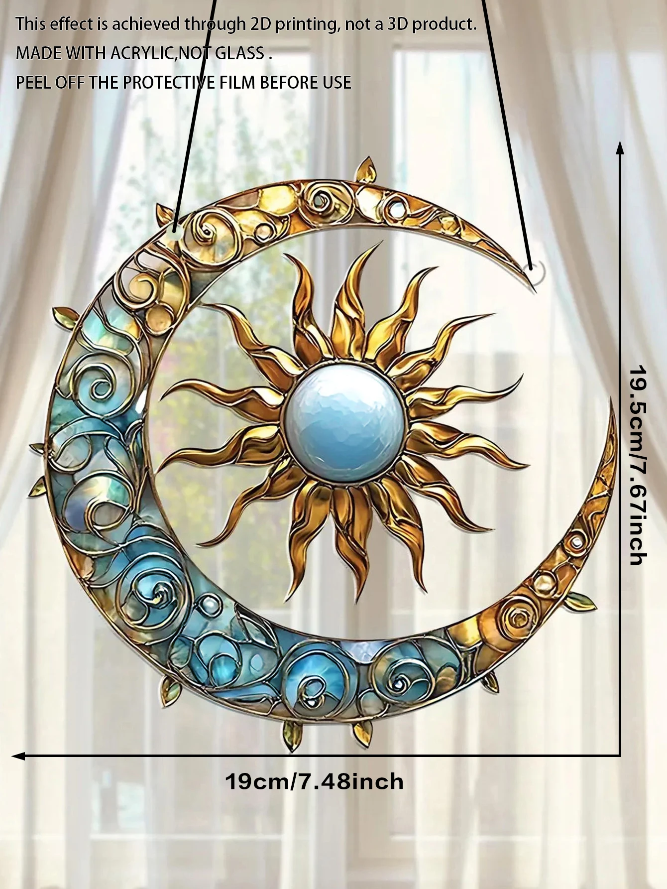 

Подвесное украшение Boho из акрила