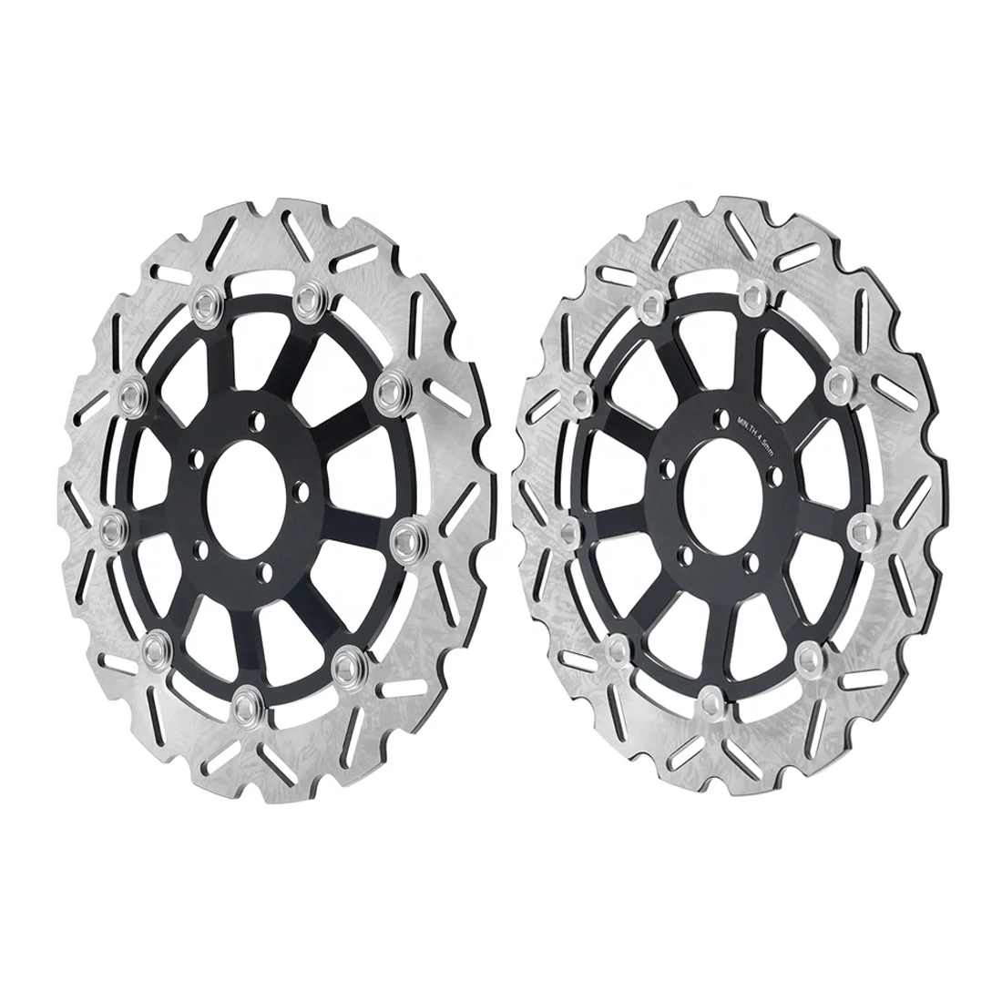 

Motorcycle Front Brake Discs Rotors For Kawasaki ZXR750 ZX-9R ZX9R ZZR1100 ZX-12R ZZR1200 VN1500 VZ1600 VN1600