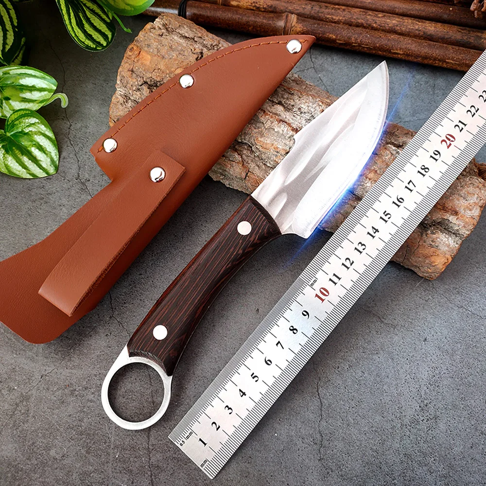 

Forging Butcher Knife Cutting Meat Fish Filleting Vegetable Slicer Fruit Knife Outdoor Hunting Cleaver Knife Cooking Accessories