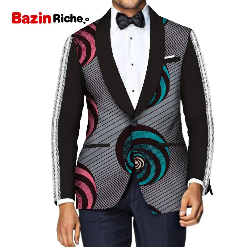 Мужские куртки с принтом в африканском стиле праздничные повседневные мужские