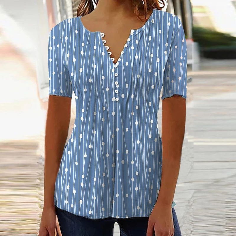 

Винтажная женская рубашка с коротким рукавом, Сексуальная кружевная рубашка с V-образным вырезом, Повседневная Свободная футболка для женщин, офисные женские топы, летняя футболка