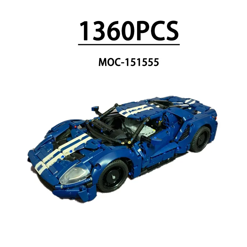 Гоночный автомобиль MOC- 151555 R34 GT-RC - 42154 Модель B Спортивный Строительные блоки