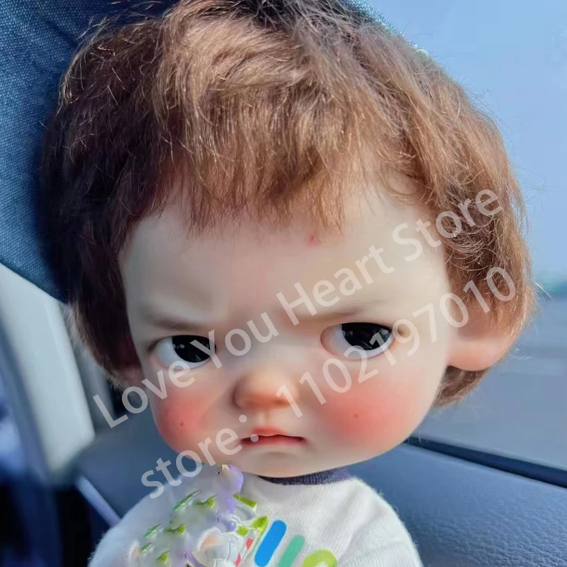 Фото Новая кукла BJD 1/6 с большой головой из смолы, очаровательная кукла для женщин, без макияжа, игрушки, подарки. №2