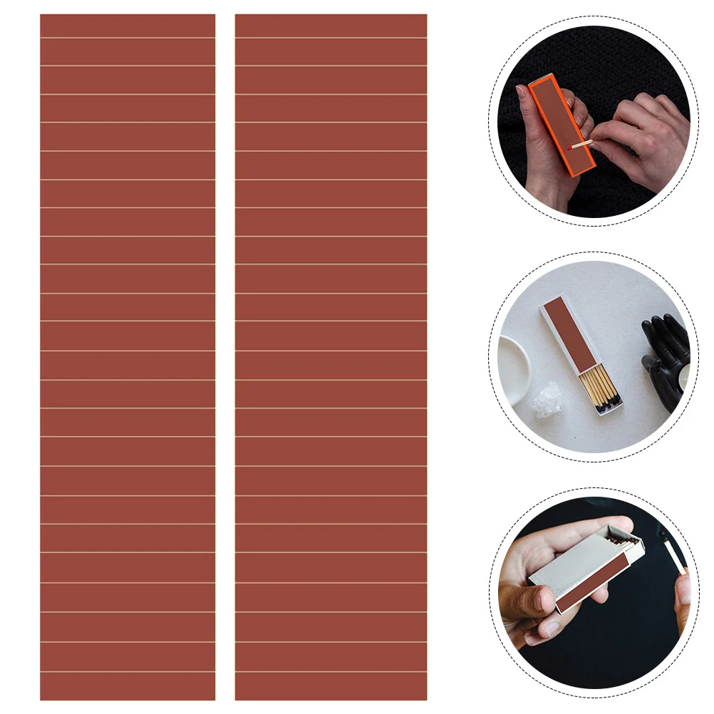 

54 Pcs Adhesive Matchstick Bulk Binders The Wrapping Paper Glue Camping Accessories