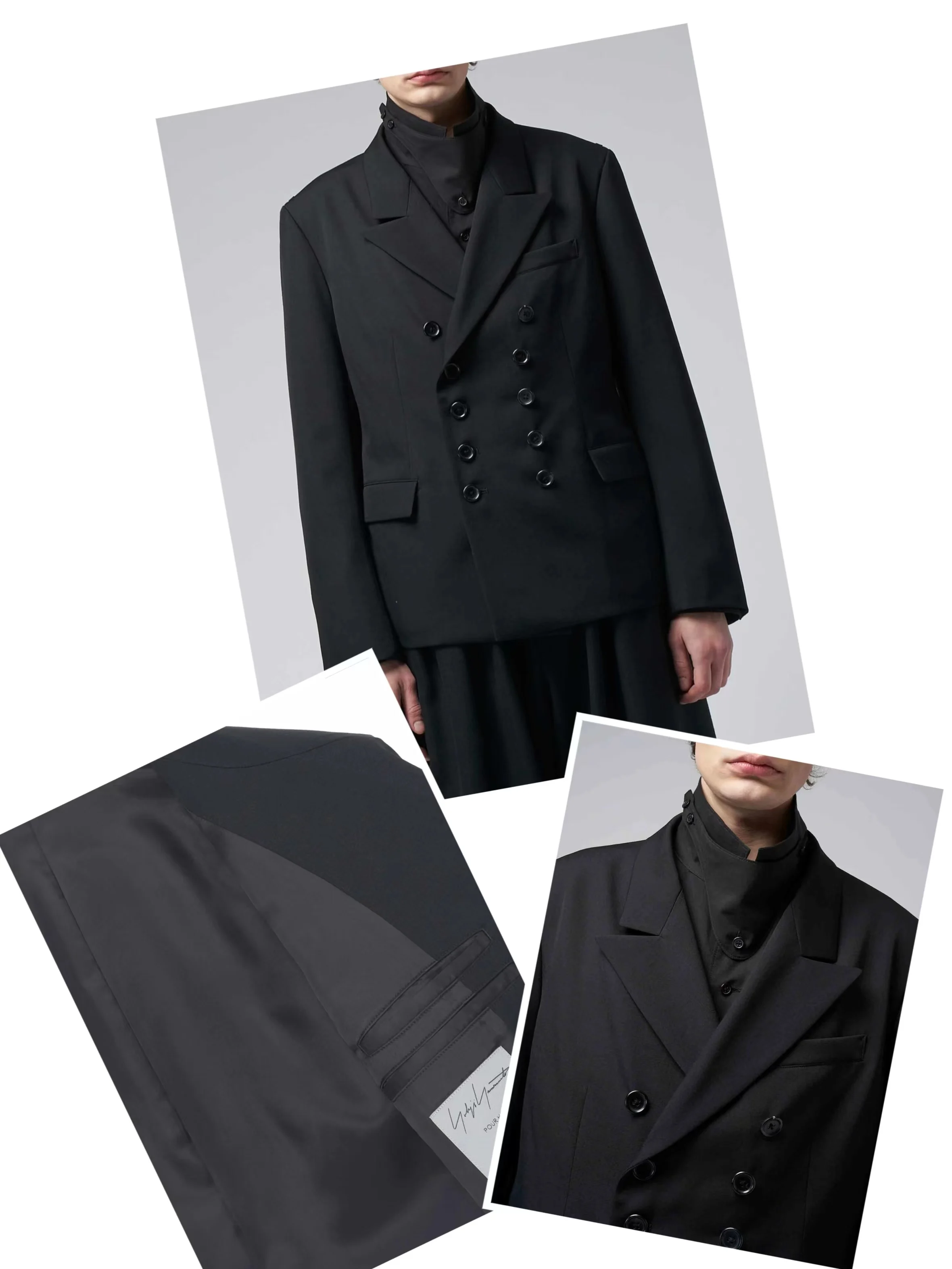 Рисунок 5 - Yohji черные рубашки костюм Ямамото