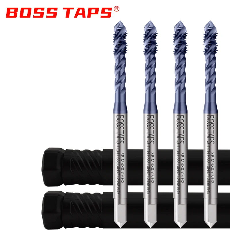 

Метчики для резьбы BOSS HSSE M35 M42 DIN 371 376 M2.5 M3 M4 M5 M6 M8