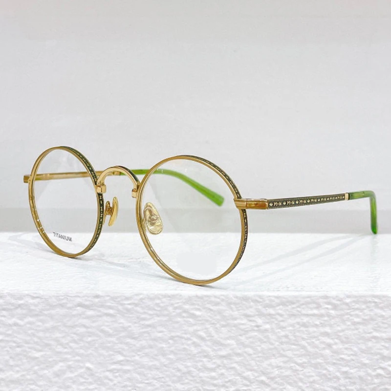 

high quality pure Titanium glasses Frame men JAPAN Luxuryr brand Optical eyewear women Myopia prescription M3100 eyeglasses