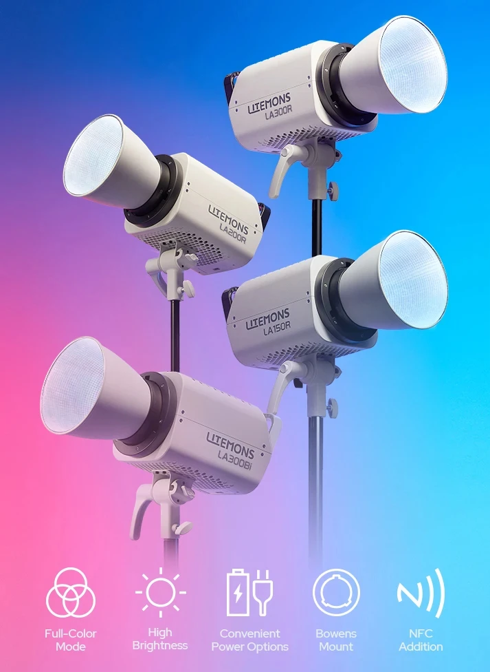 Фото Фотография GODOX LA150R LA200R LA300R LA300Bi с полным цветом №2