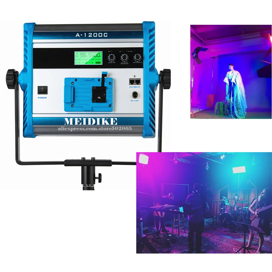 

RGB Led Video Panel 100W Film Shooting Light 2800-9990k Full Color Camera Photo & Accessories A-1200C For Photographic Lighting