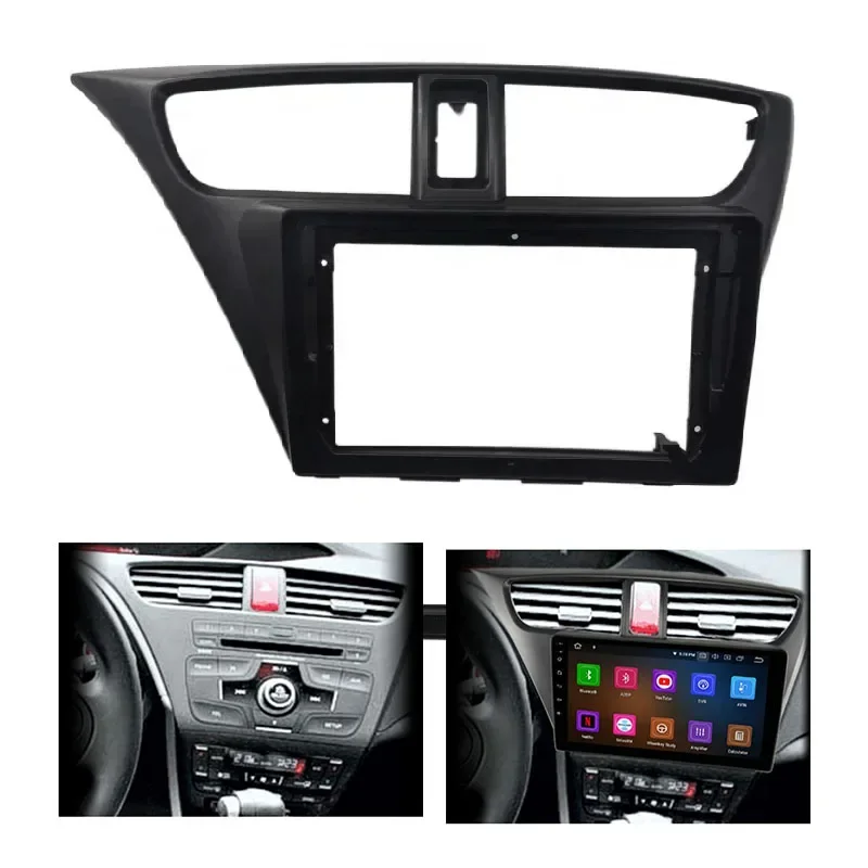 Autoежедневная 9-дюймовая Автомобильная рамка адаптер Canbus для Honda Civic Hatchback 2012 Android