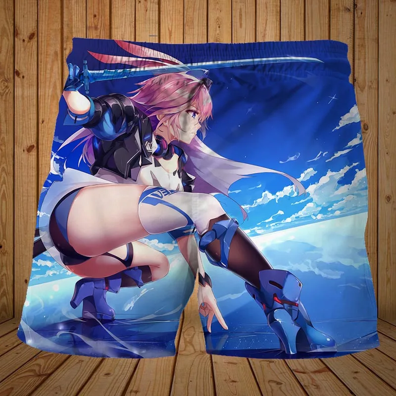 

Honkai Impact 3 Men Women Cosplay Short Pnat Beach Shorts 3D Print Loose Casual Sports short Anime Game Theme