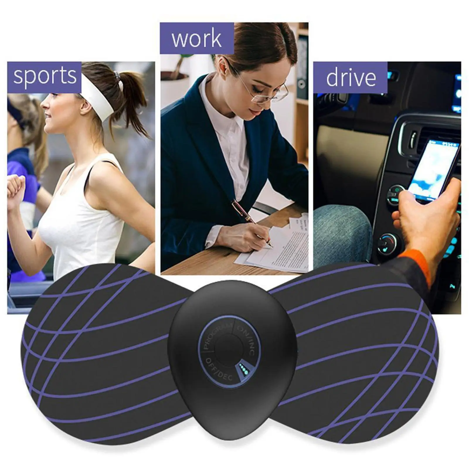 

Mini Electric Neck Massager Cervical Massage Spine Stickers Meridian Massager Muscle Relief Pain Back Relaxation Tool 6 Modes