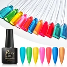 87 мл полупрозрачный Цветной Гель-лак для ногтей, лак для ногтей, 8 мл, желеобразный стеклянный гель для дизайна ногтей, светодиодный и УФ-Гель-лак