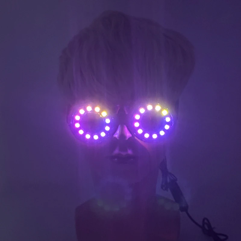 Аксессуары для ночного клуба солнечные очки с зарядкой от USB