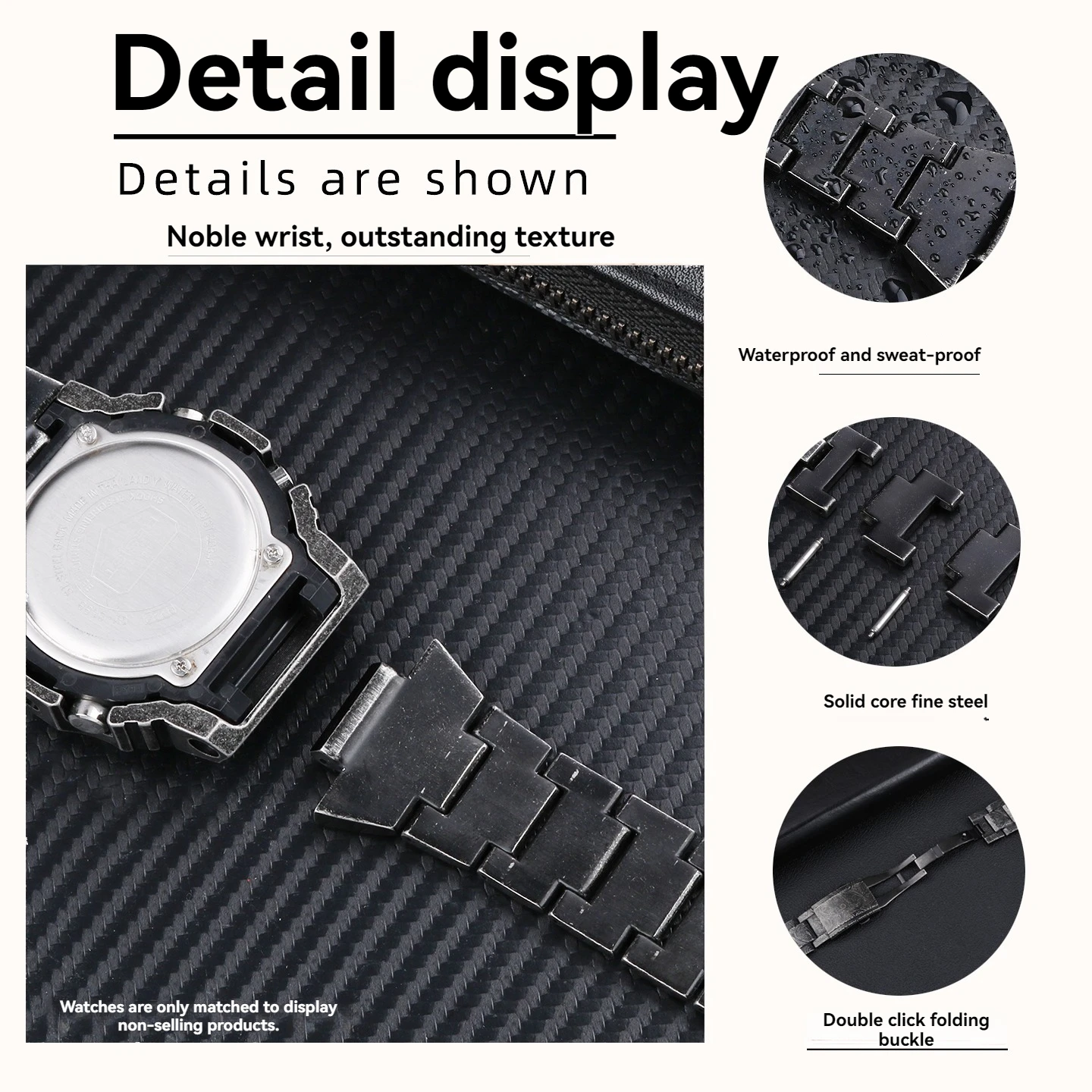 Фото Металлический корпус GX-56 + ремешок для Casio G-SHOCK GX-56BB GWX-56, персонализированная модификация, набор «сделай сам», детали для мужских часов, аксессуары №4