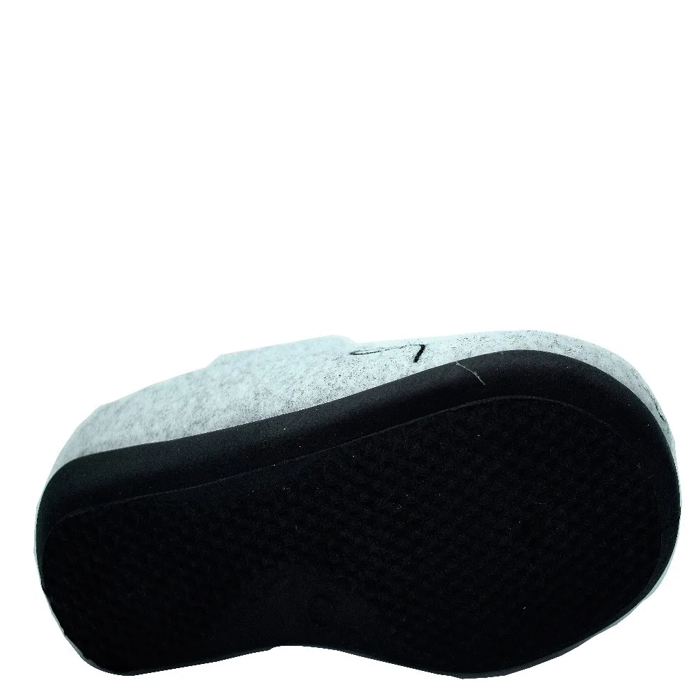 Тапки Comfort CANO из 27333 107 фетра домашние тапочки серого и желтого цвета с пчелиным