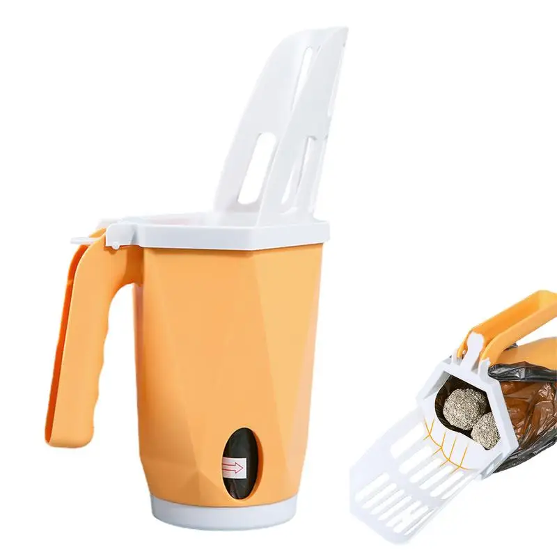 

Cat Litter Sifter Scoop Durable Integrated Detachable Deep Shovel Holder Easy To Use Thickened Shovel Feces Set