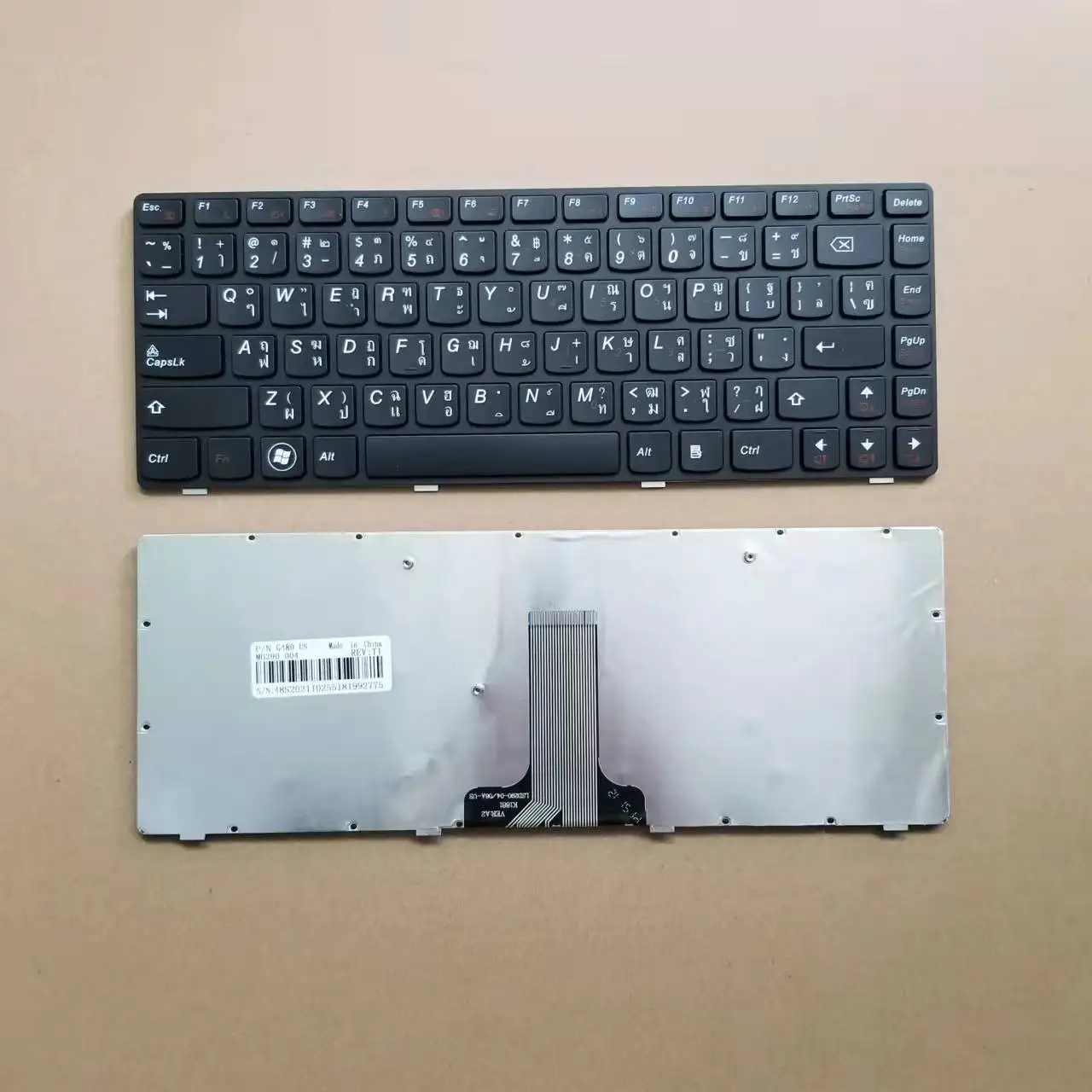 

Новая черная клавиатура для ноутбука Lenovo IdeaPad G480 G485 B480 B485 Z380 серии Thai TI