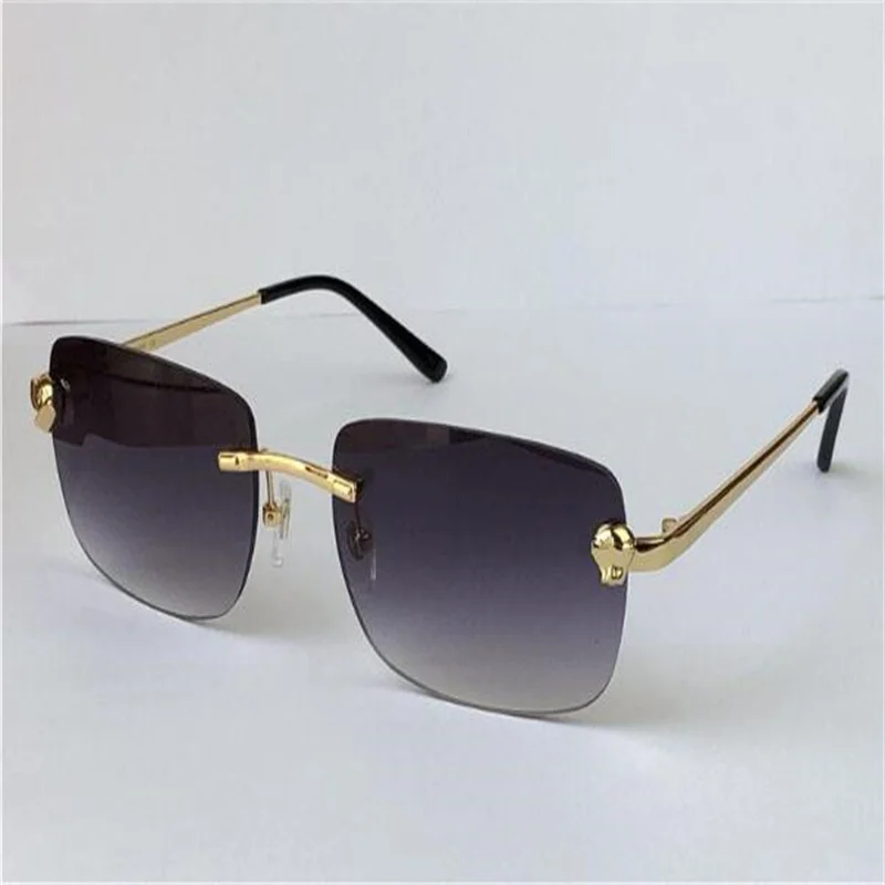 

Design sunglasses fashion men small square frame metal rimless glasses modern vintage eyewear top quality with uv 400 lens 0148