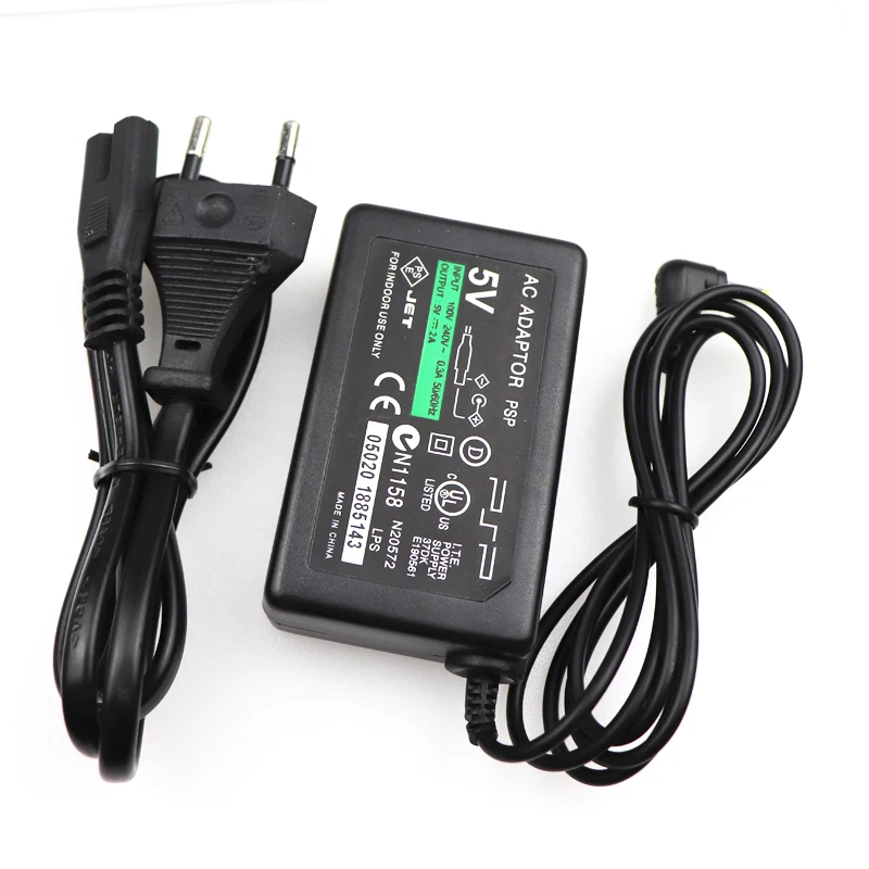 

For PSP charger 5V AC Adapter Home Wall Charger Power Supply Cord for Sony PSP PlayStation 1000 2000 3000 EU US plug