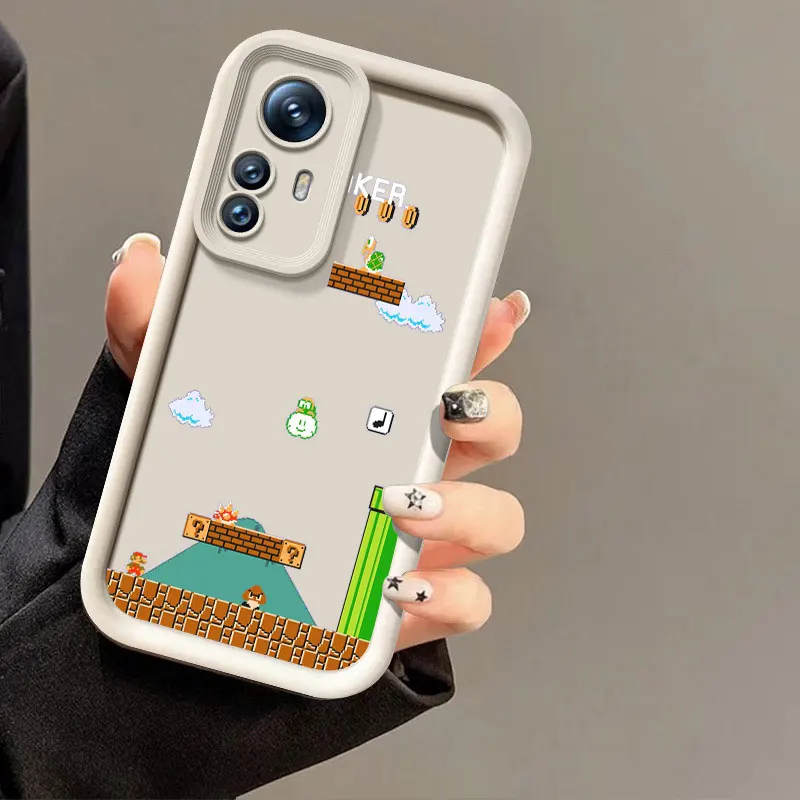 Мягкий силиконовый чехол для телефона Retro M-Marios Game Sky Eye Stairs Redmi Note 10 11 11S 12 13 Pro Plus 4G 11T
