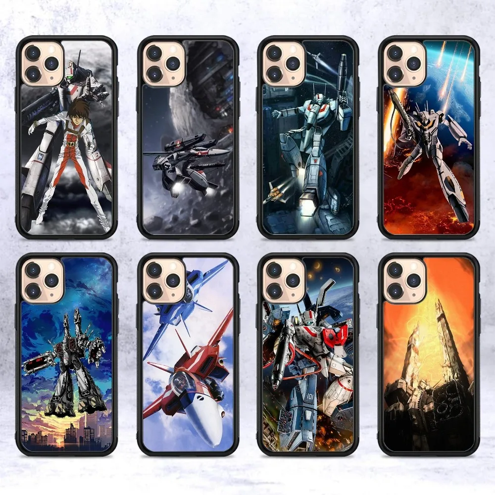 Чехол для телефона R-Robotechs Macross силиконовый ПК + ТПУ IPhone 11 12 13 14 15 16 Plus Pro Max чехол