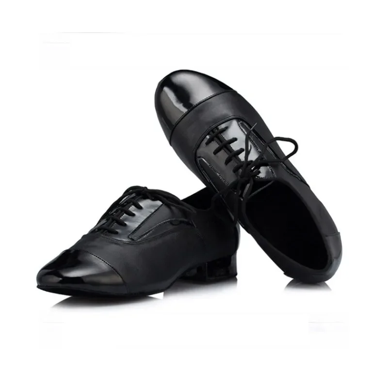 Latin dance shoes men's genuine leather national standard adult outdoor samba cha tango salsa tênis