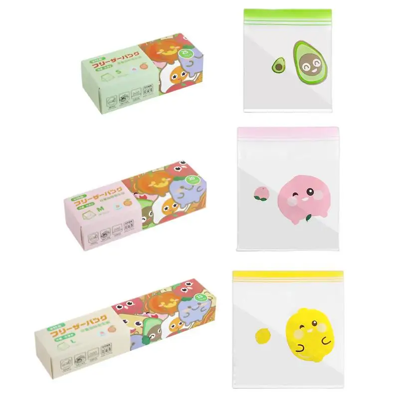 

Герметичная сумка для хранения пищевых продуктов, многоразовая сумка на молнии с замком, прозрачная Бытовая сумка на молнии для хранения пи...