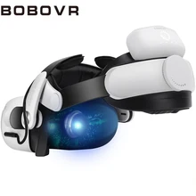 BOBOVR-batería M2 Pro Elite, correa de cabeza con BOBOVR B2, paquete de energía de batería Extra 5200 para Oculus Quest 2, accesorios de correa Halo