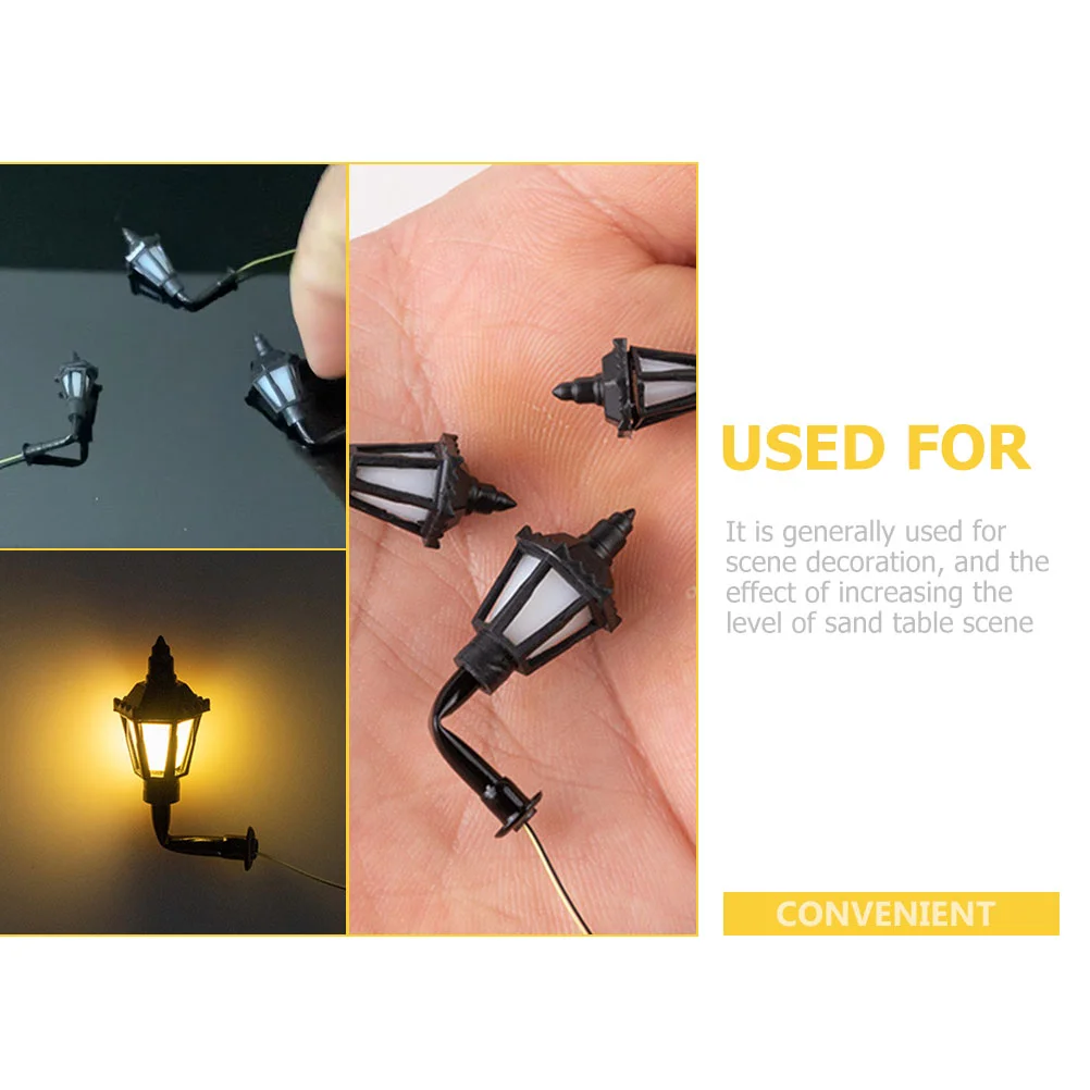 10 шт. микро пейзажный орнамент светильник песочный стол материалы настенный