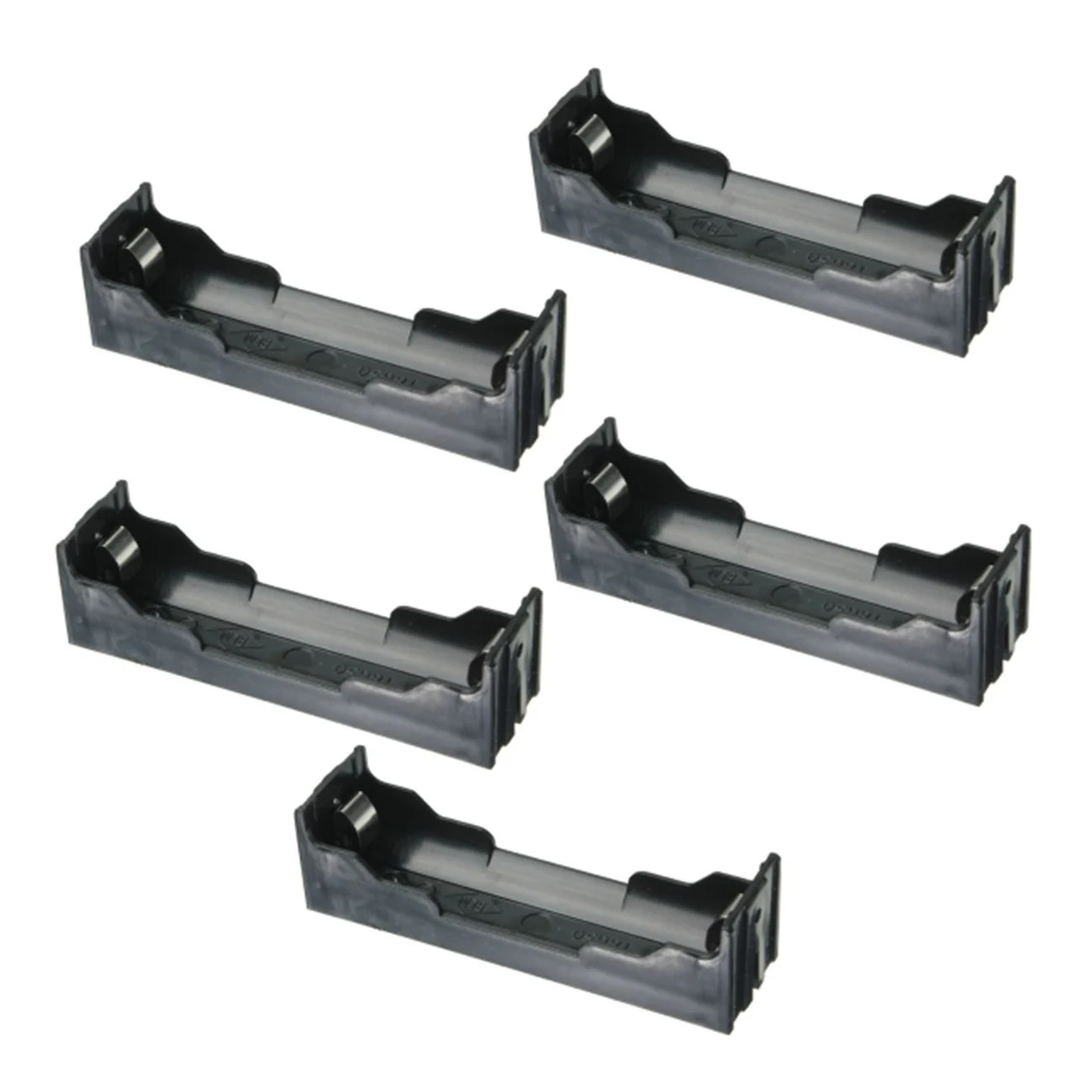 

5 шт., черный держатель для аккумулятора li-ion 18650 3,7 в