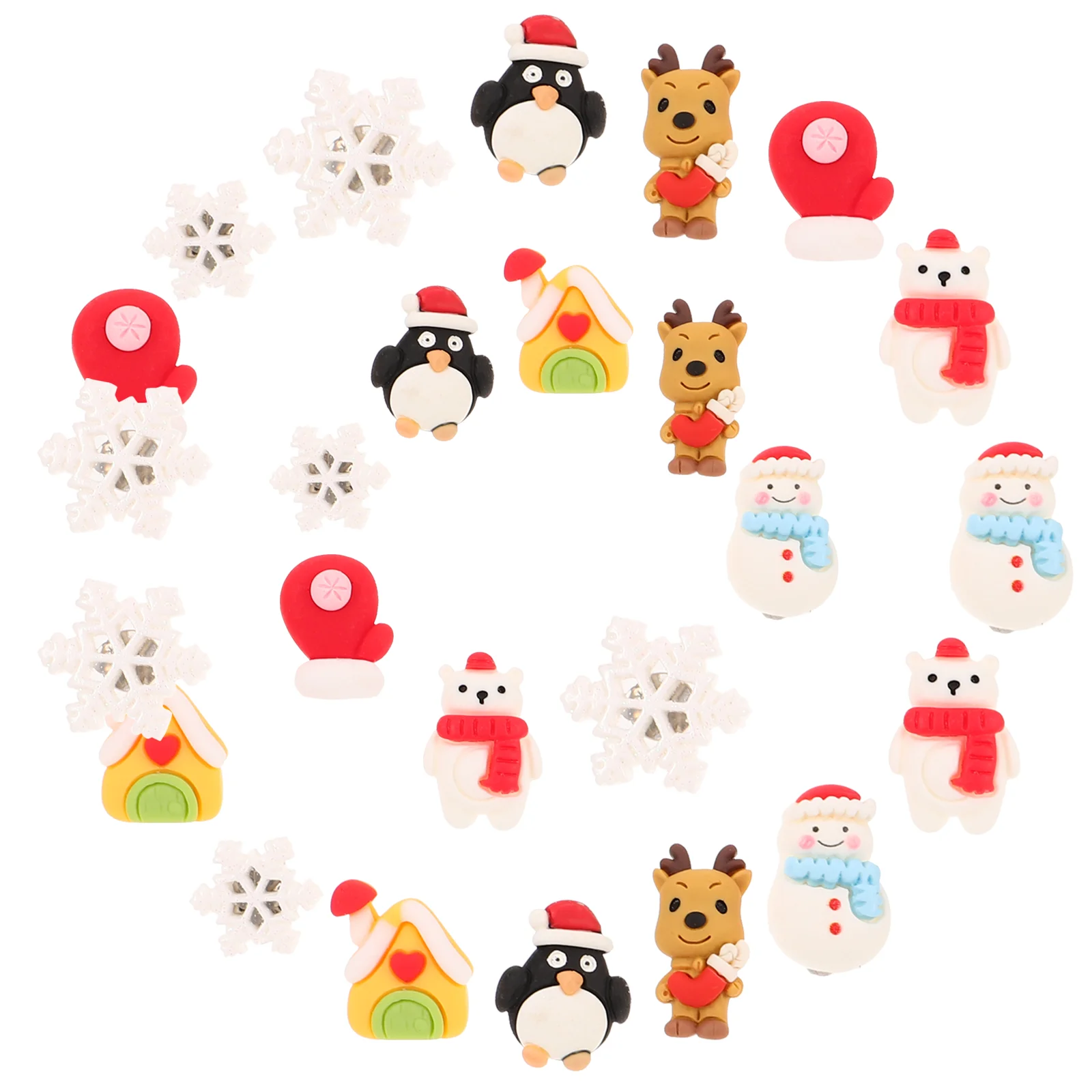 

Christmas Theme Push Pin Party Decor Christmas Thumb Tacks Snowflake Pushpins Drawing Pin Xmas Party Decoration Crafts
