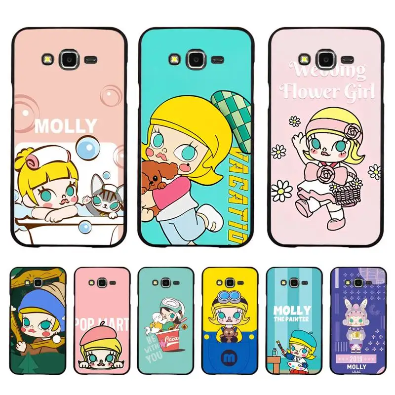 

Molly cute girl Phone Case For Samsung Galaxy J 4plus J6 J5 J72016 J7prime cover for J7Core J6plus Back Coque