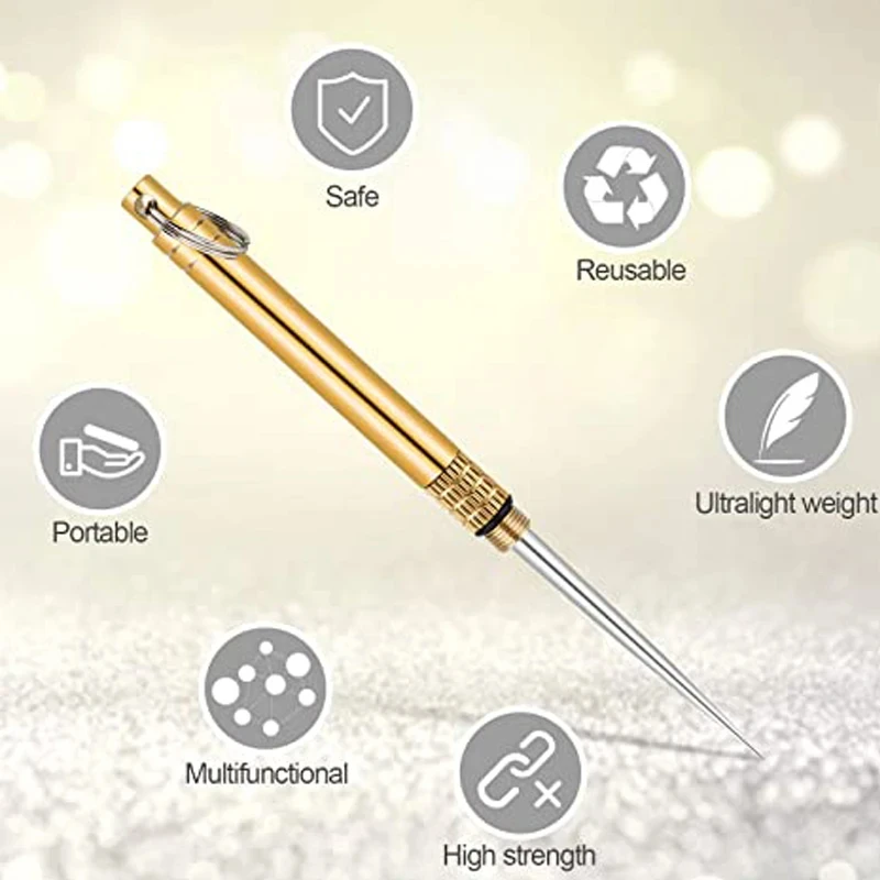 Титановая портативная многофункциональная вилка для фруктов