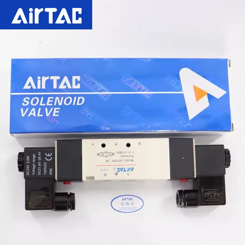 AIRTAC Электромагнитный клапан 5-портовый 3-позиционный