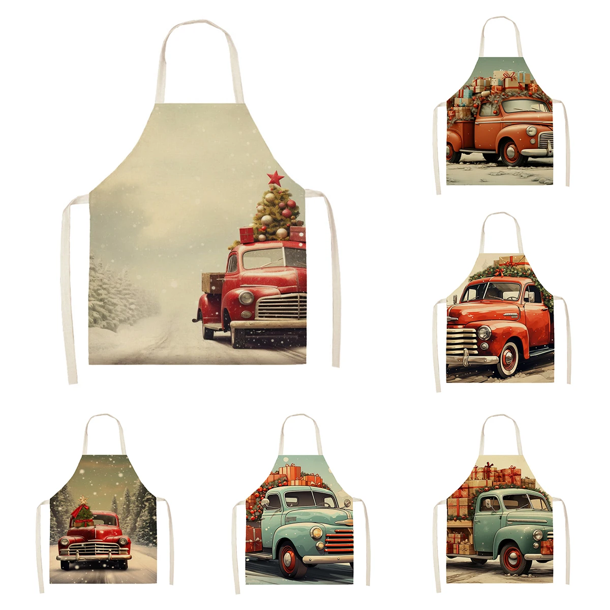 Кухонный Фартук для женщин льняной водонепроницаемый фартук мужчин и детей