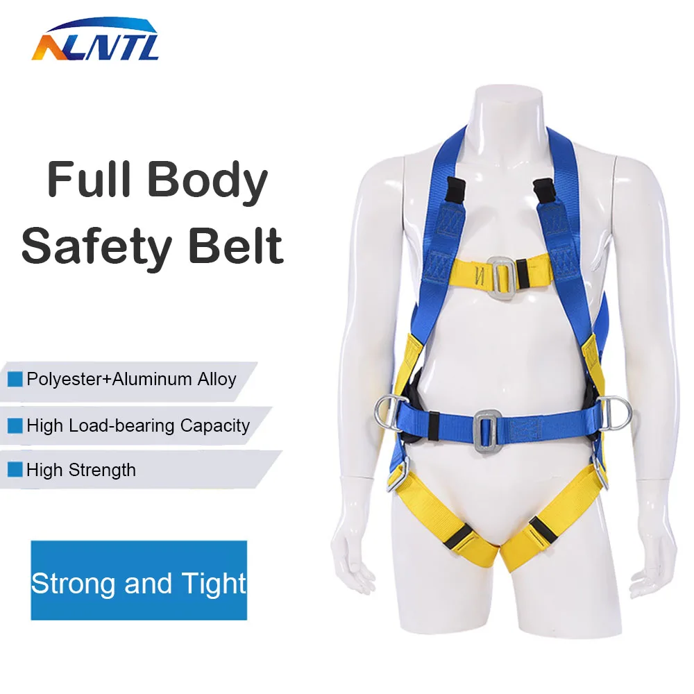 

High-altitude Work Safety Belt Full Body Harness for Outdoor Rock Climbing Training Rescue Electrician Construction Equipment
