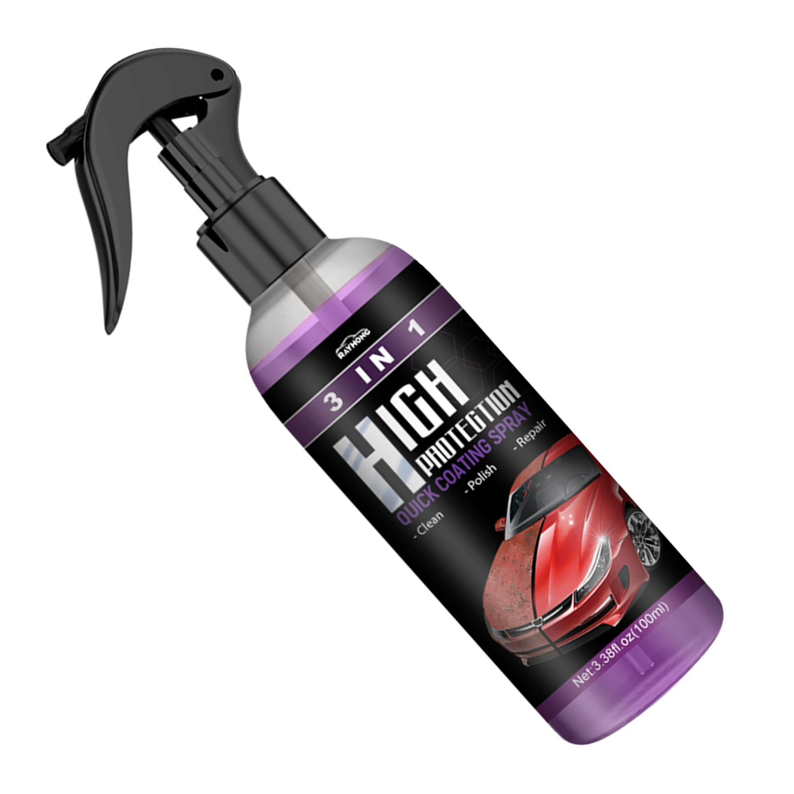 

3 In 1 Quick Coating Spray 3 In 1 Car Shield Coating Car Paint Repair Car Exterior Restorer Ceramic Spray Coating Quick Car