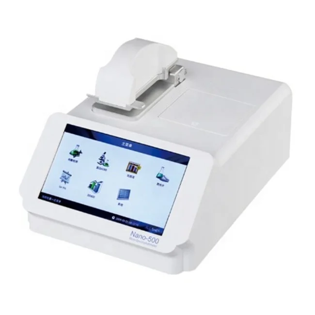 

Nano-500 Micro Spectrophotometer 200-800nm for Measuring DNA/RNA Nano test Fluorescence