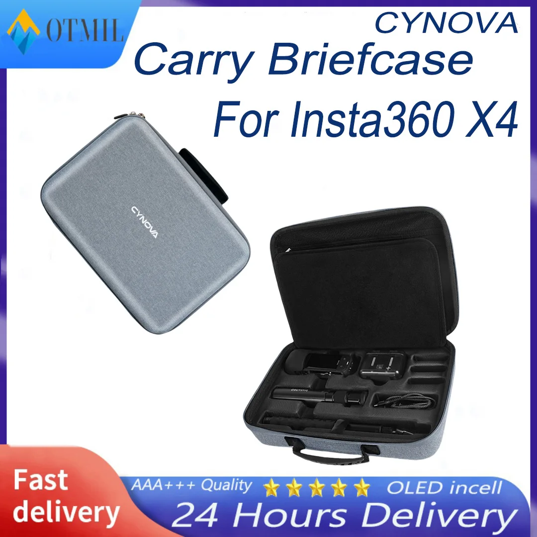 Сумка-портфель CYNOVA для Insta360 X4 большая сумка хранения Insta 360 аксессуар экшн-камеры