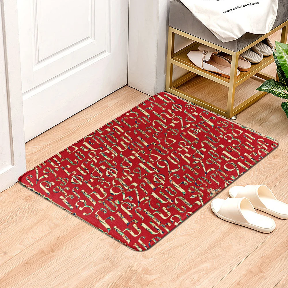 

Bath Mat Bathroom Small Rug Shower Mat Decorative Absorbent Foot Mat Entrance Door Mat Kitchen Mat Bedroom Balcony Room Mat Boho