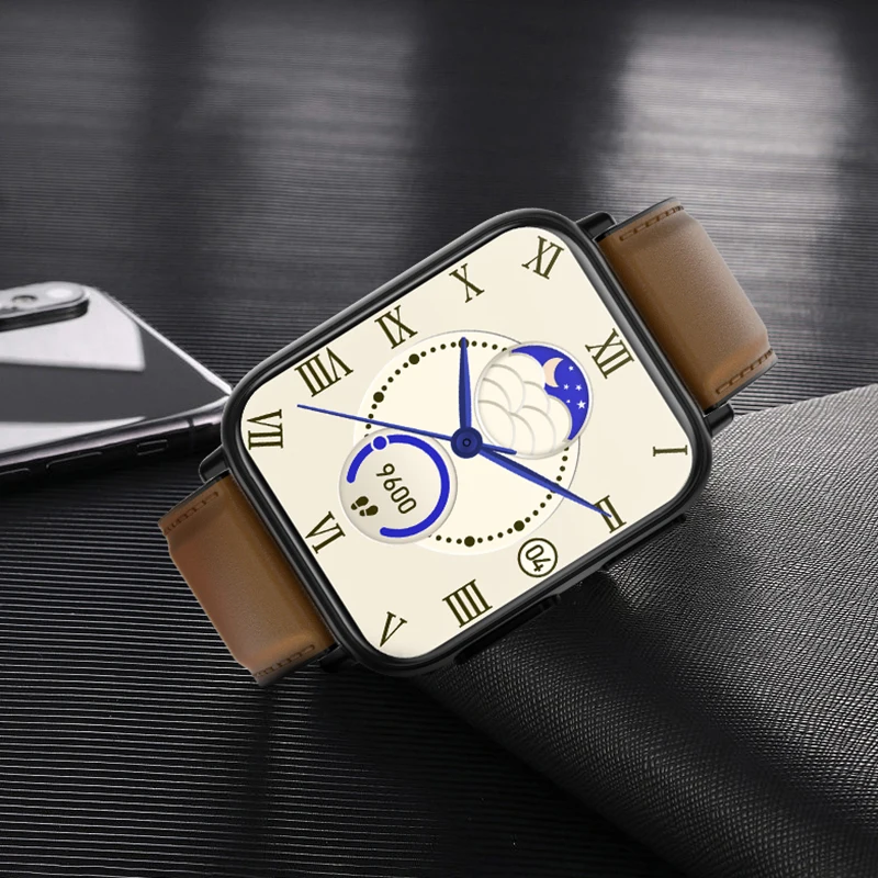 

New Blood Glucose Monitor Health Smart Watch Men ECG+PPG Blood Pressure Measurement IP68 Waterproof Sport Ladies smartwatch 2023