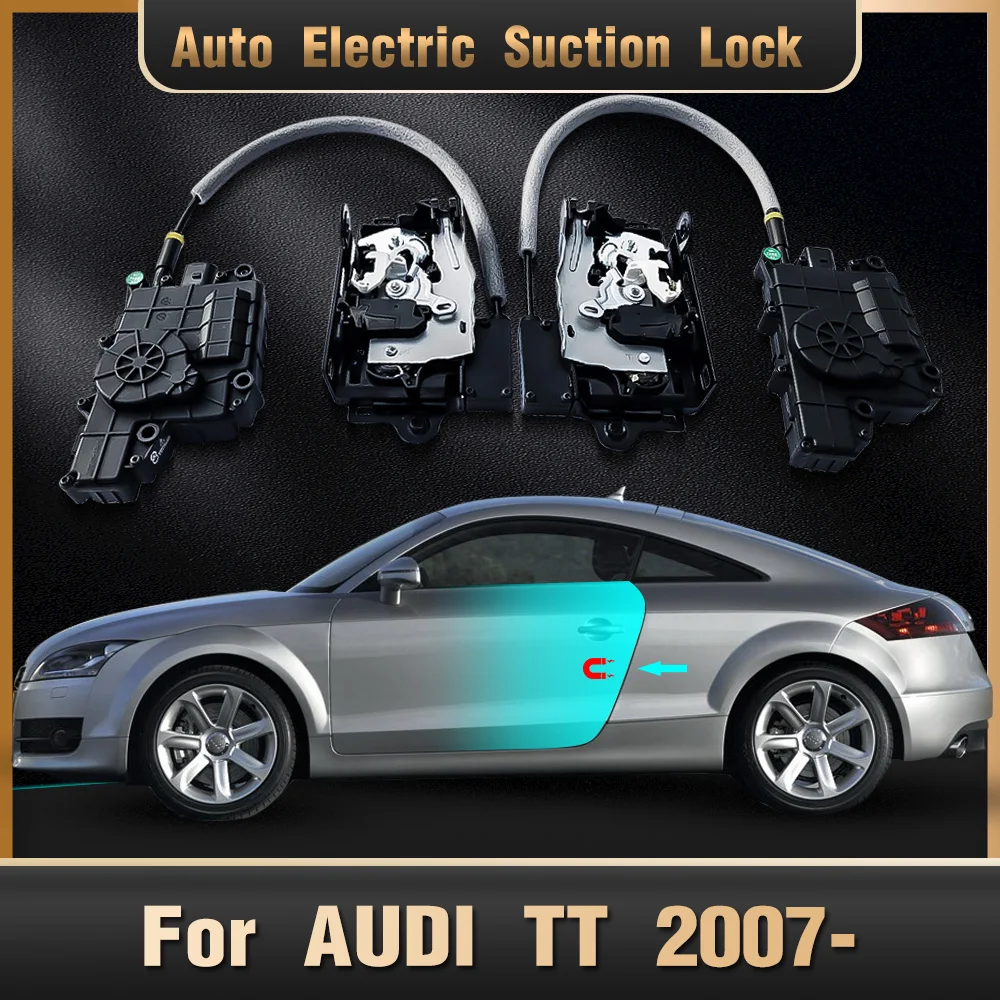 

Sinairyu Smart Auto Electric Suction Door Lock for Audi TT 2007- Automatic Soft Close Door Super Silence Car Vehicle Door
