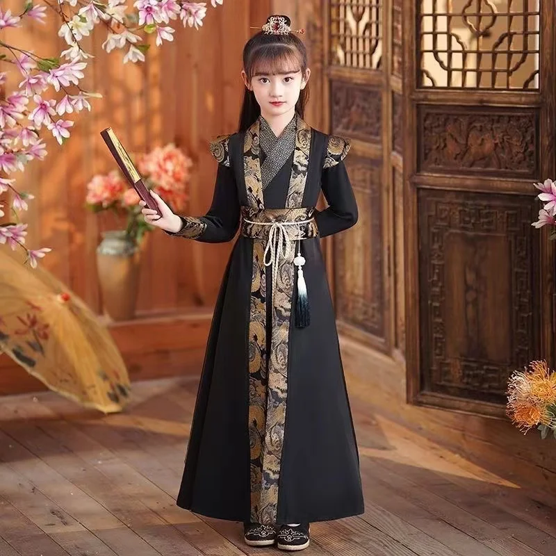 Традиционная китайская одежда для мальчиков и девочек