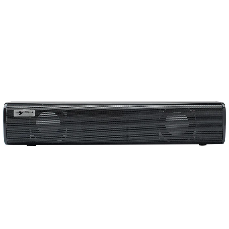 Desktop Wired Speaker Heavy Bass USB Powered Soundbar 3.5mm Audio jack Subwoofer for Home Office Computer PC TV Laptop Projector