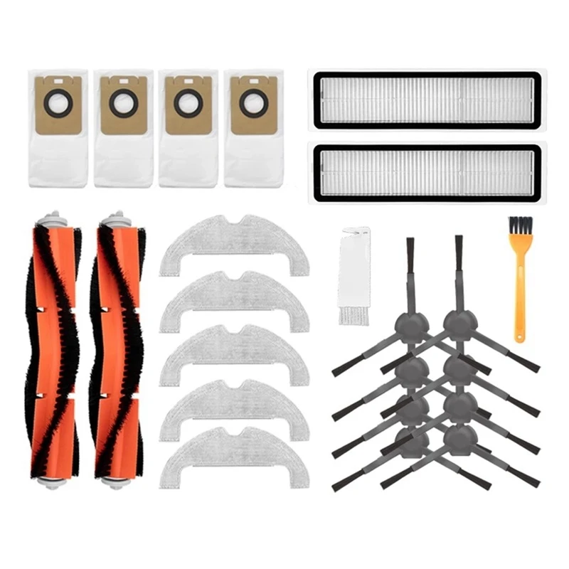 

Replacement Filter Main Brush Side Brush Mops Cloths Dust Bag For Dreame L10 Plus Electric Vacuum Cleaner Accessories