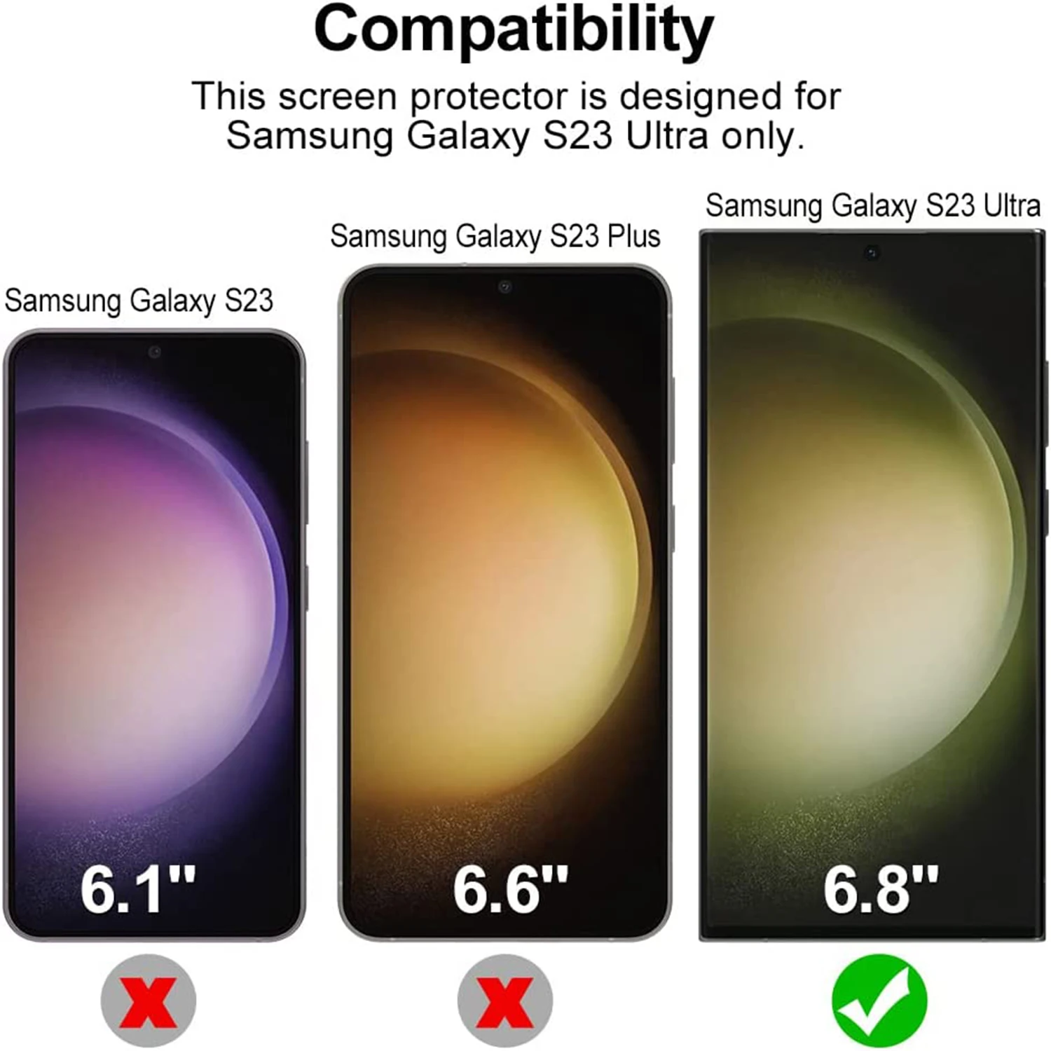 2/4Pcs Tempered Glass For Samsung Galaxy S23 S21 S22 Plus Ultra Fingerprint Unlock Curved Anti Scratch Screen Protector Glass