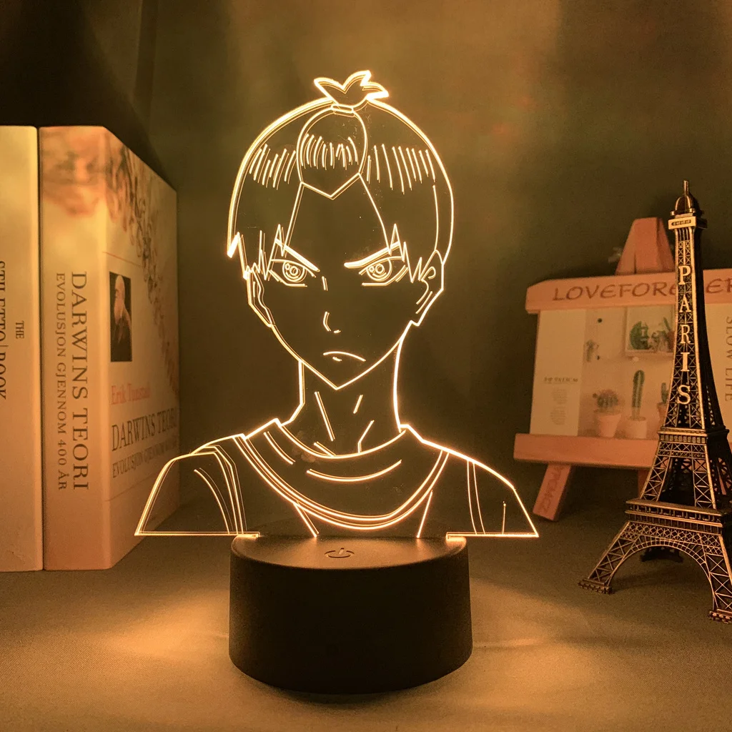 Манга Haikyuu Tobio Kageyama 3d лампа для домашнего декора искусственный ночник аниме