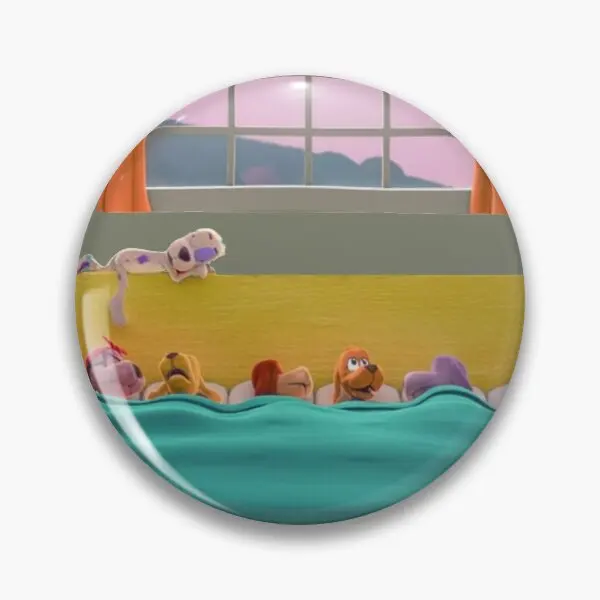 

Go Dog Go Show настраиваемая мягкая булавка для пуговиц Забавный любовник из мультфильма Женская модная металлическая Ювелирная брошь для одежды креативная